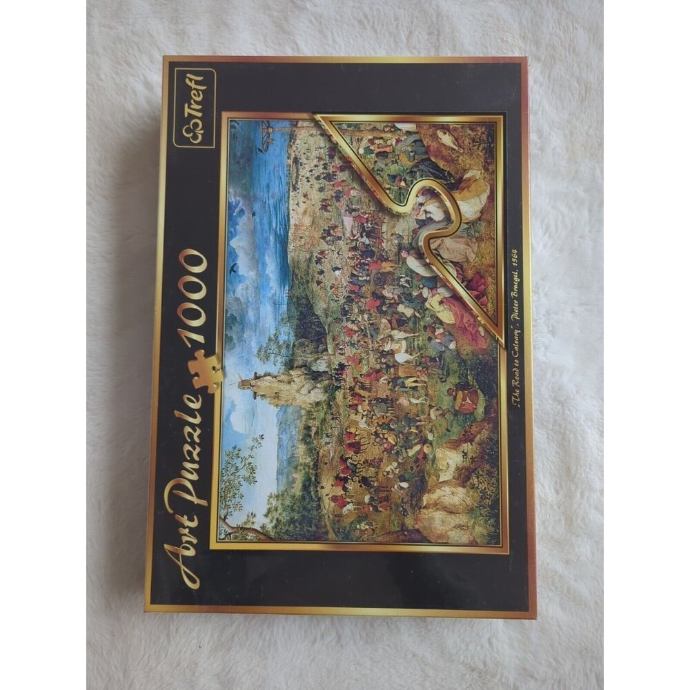 The Road to Calvary Pieter Bruegel 1564 Jigsaw Puzzle 1000 Pieces Trefl New
